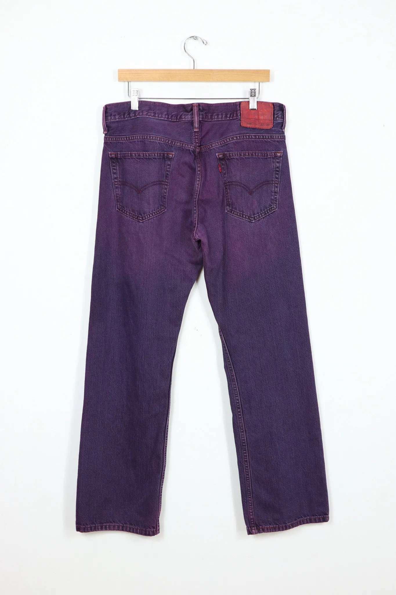 Vintage Reworked Overdyed 569 Levis Relaxed Fit Jeans