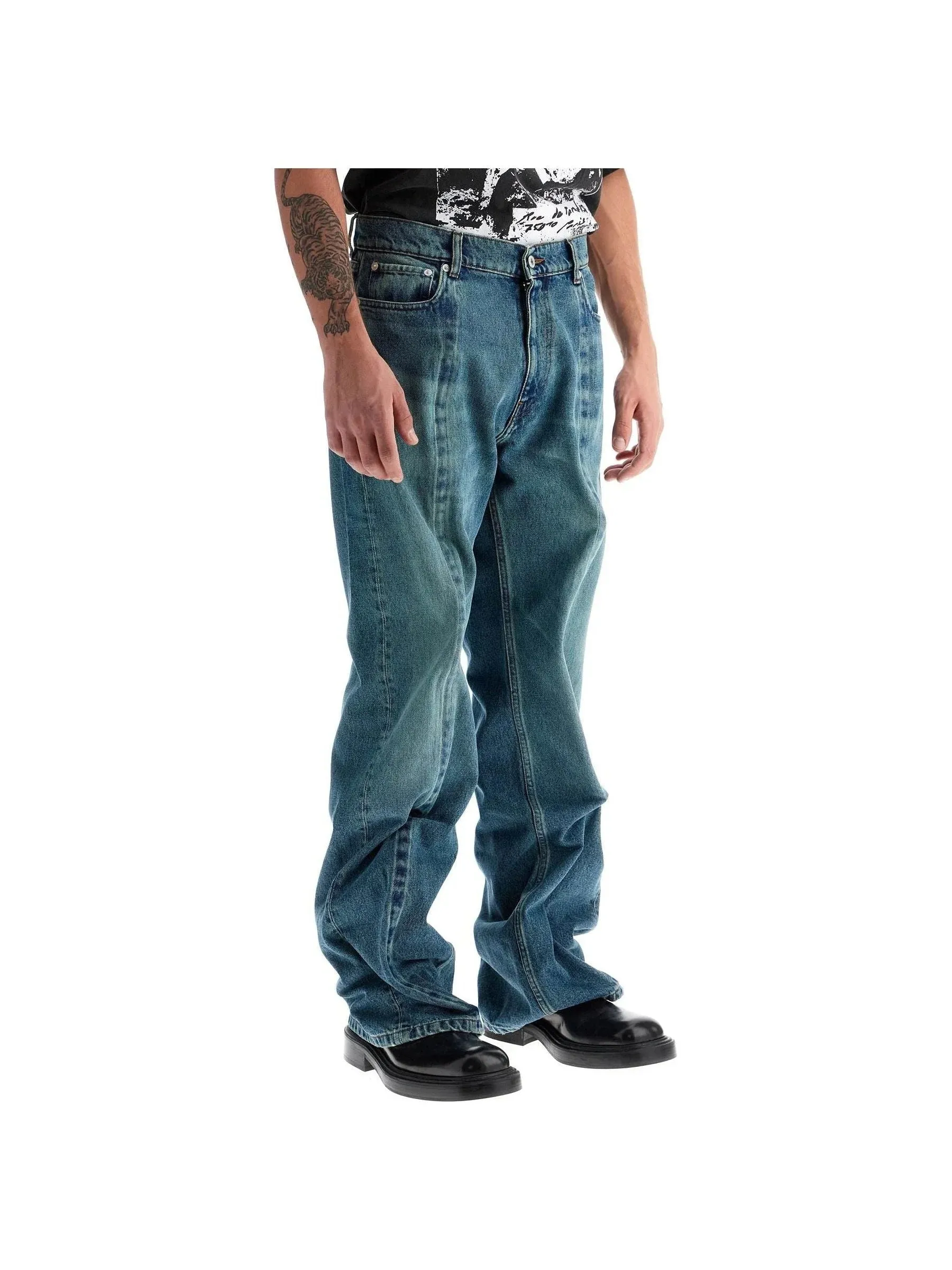 Wire Low-rise Jeans